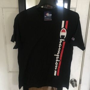Champion Short Sleeve T Shirt Black NWT